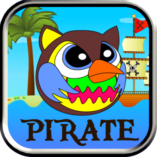 Angry Owl Pirate  Icon
