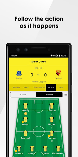 Screenshot of Watford F.C