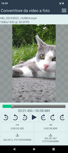 Anteprima dell'app