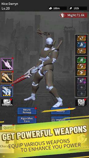 Android application Endless Combat screenshort