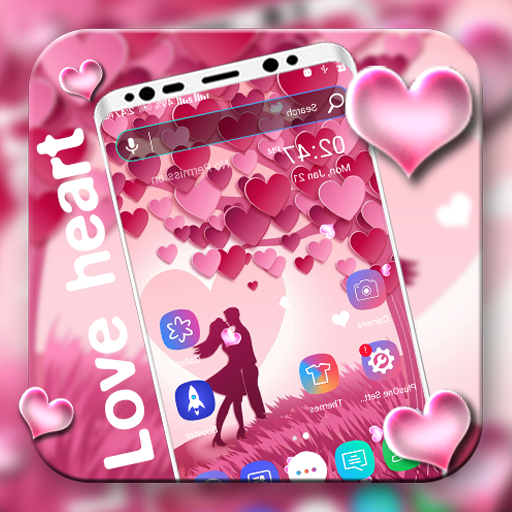 Love Heart Particle LWP Windowsでダウンロード