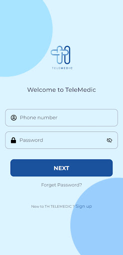 Android application TH Patient screenshort