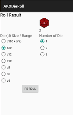 AK Die Roller - Screenshot 2