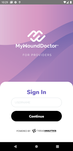 Android application MyWoundDoctor - Provider screenshort