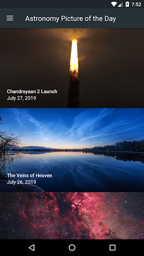 Android application Resplendence screenshort