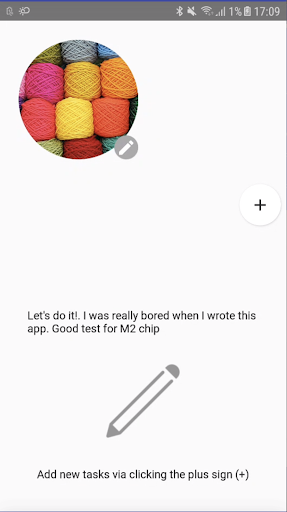 Android application TodoApp screenshort