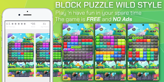 Block Puzzle: Wild Safari