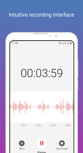 Android application Vsmart Sound Recorder screenshort