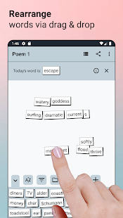 Poetry Magnets: Poem Writing