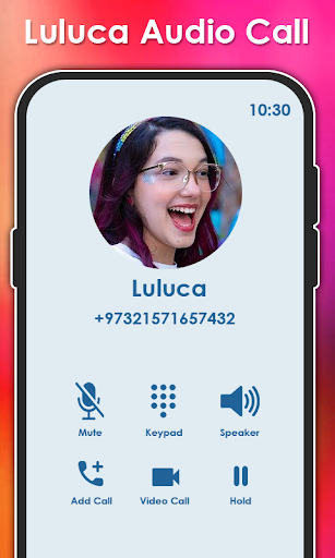 Luluca Fake video Call Screen 2