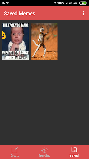 Android application Meme Creator 2019 screenshort