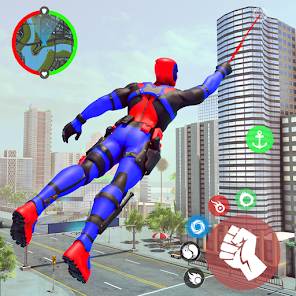 Spider Rope Hero Miami Games  screenshots 1