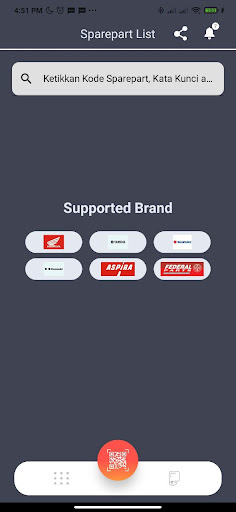 Android application BengkelKita - Cek Harga Parts screenshort