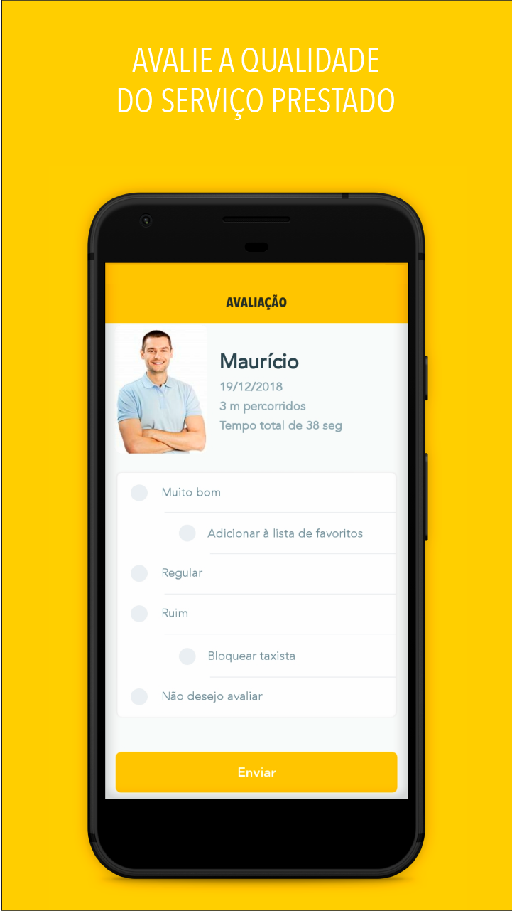 Android application Barca Táxi screenshort