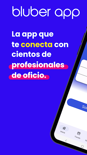 Android application Bluber App screenshort