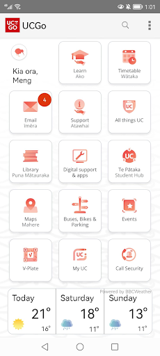 Android application UCGo screenshort
