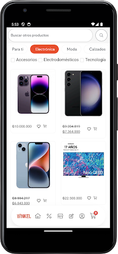 Android application Winkel screenshort