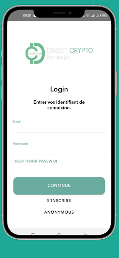Android application Direct Exchange screenshort