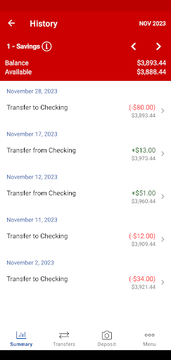 Compass Federal Credit Union Screen 3