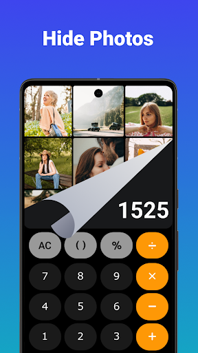 Photo Locker App : Calculator Screen 3