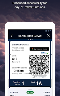 United Airlines Screenshot