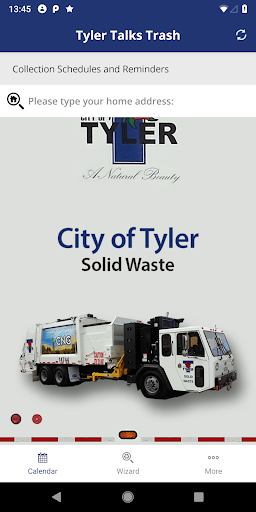 Android application Tyler Talks Trash screenshort