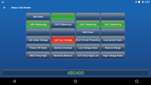 Xantrex Battery Screen 3