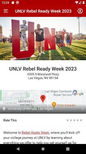 UNLV Rebel Ready Week 2023 Screen 2