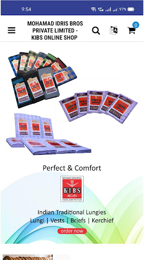 Android application KIBS screenshort
