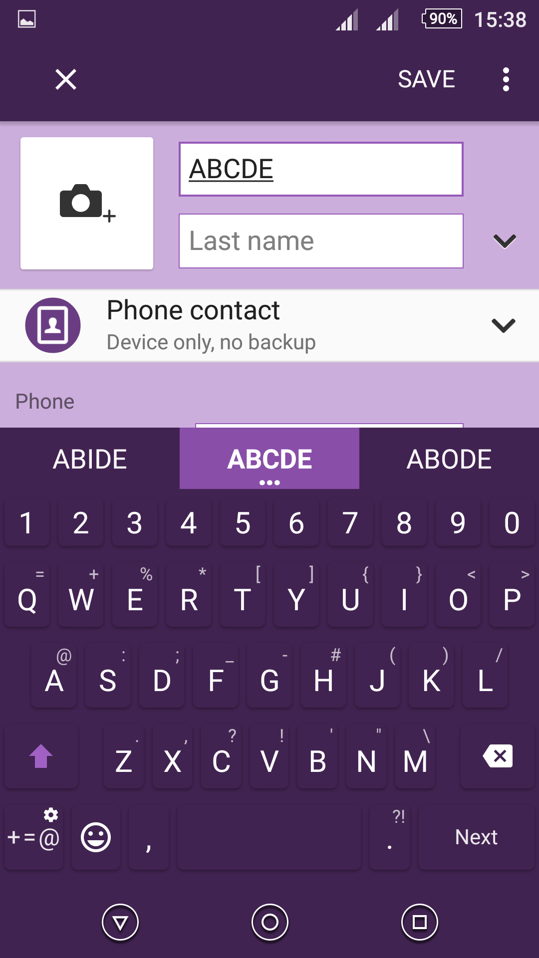 Android application Royale Velvet Violet XZ Theme screenshort