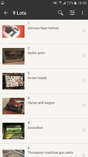 Bill Berg Auctions Screen 2