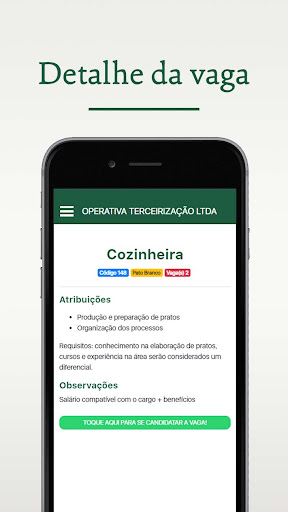 Operativa Terceirização Screen 2