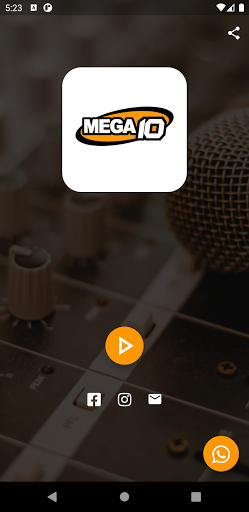 Android application MEGA10 RADIO screenshort