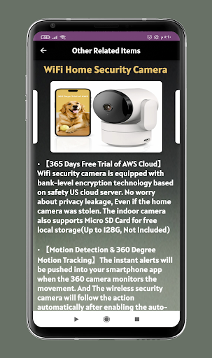 Android application Nest Indoor Camera Guide screenshort