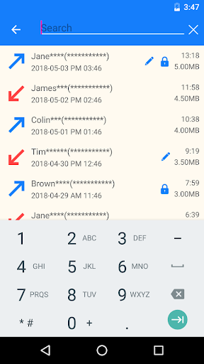 MP3 Call Recorder Screen 3