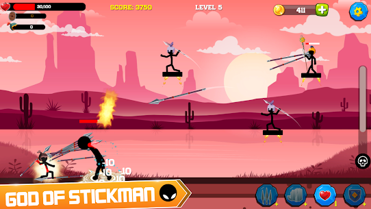 Fighting Stickman Archer Hero MOD APK 1.0 (Unlocked all) 8