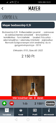 Mayer Szörp Screen 3