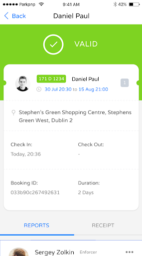 Parkpnp Enforcement App (comme Screen 3