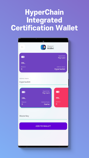 HyperWallet-HyperChain Wallet Screen 3