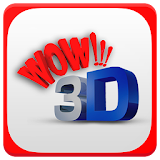 Wow 3D icon