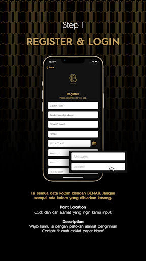 Android application Golden Black Coffee screenshort