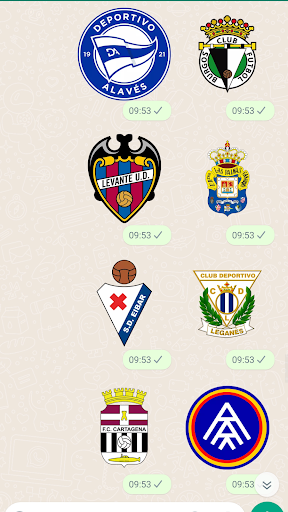 Spanish Football Stickers