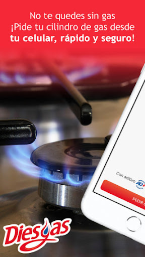 Android application Diesgas Cilindros screenshort