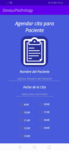 AppPsichology Screen 2