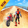 Mega Ramp Stunt Rider Game - Motorcycle Racing 3d app apk icon