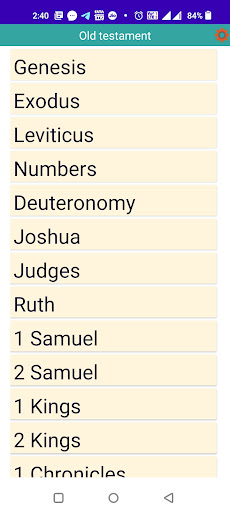 Holy Bible ( English ) Screen 2