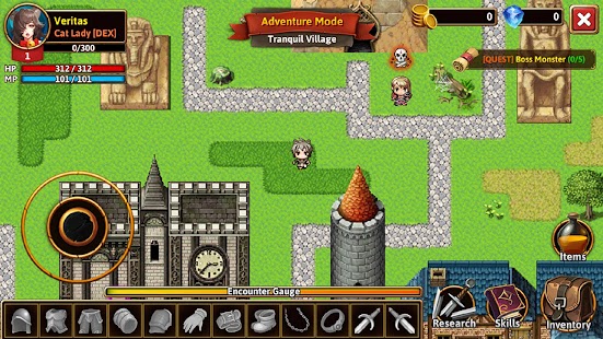 لقطة شاشة للعبة The Dark RPG: 2D Roguelike Pro