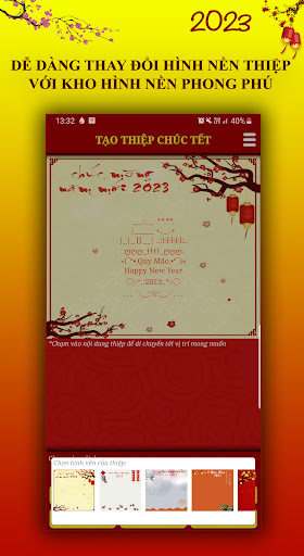 Chúc Tết 2023 - Thiệp Quý Mão Screen 2