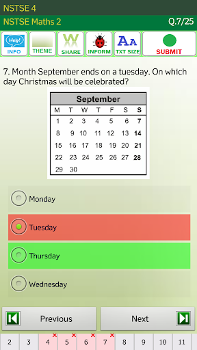 NSTSE 4 Exam Prep Screen 3
