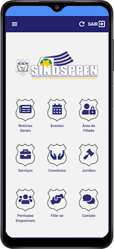Android application SINDSPPEN MT screenshort